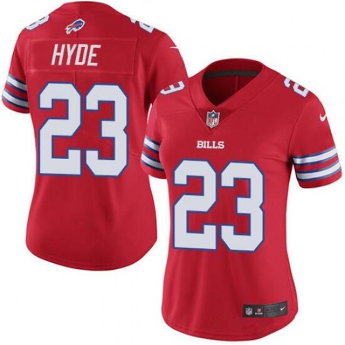 Women's Buffalo Bills #23 Micah Hyde Red Stitched Football Jersey(Run Small) Women's Buffalo Bills #23 Micah Hyde Red Stitched Football Jersey(Run Small)