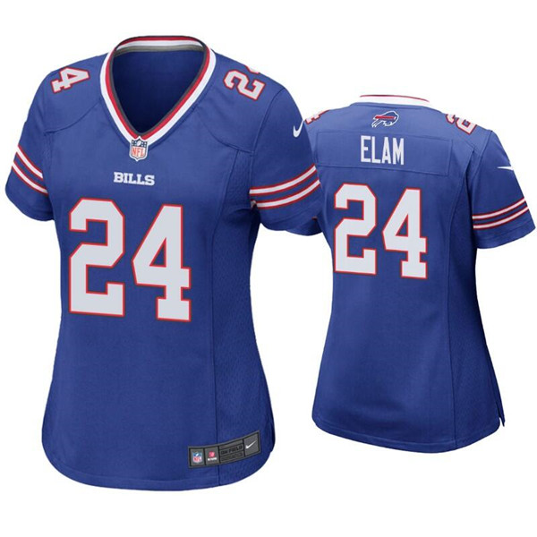 Women's Buffalo Bills #24 Kaiir Elam Blue Vapor Untouchable Limited Stitched Football Jersey Women's Buffalo Bills #24 Kaiir Elam Blue Vapor Untouchable Limited Stitched Football Jersey