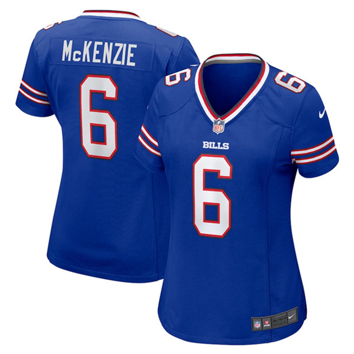 Women's Buffalo Bills #6 Isaiah McKenzie Royal Stitched Game Jersey(Run Small) Women's Buffalo Bills #6 Isaiah McKenzie Royal Stitched Game Jersey(Run Small)