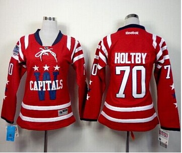 Women's Capitals #70 Braden Holtby 2015 Winter Classic Red NHL Jersey
