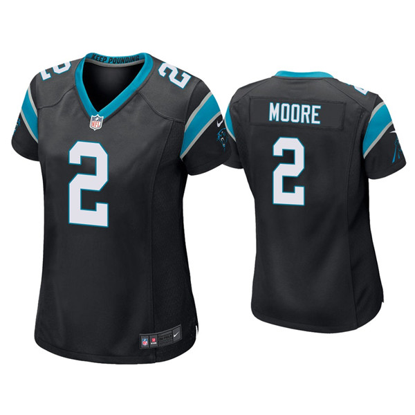 Women's Carolina Panthers #2 D.J Moore Black Vapor Untouchable Limited Stitched NFL Jersey(Run Small) Women's Carolina Panthers #2 D.J Moore Black Vapor Untouchable Limited Stitched NFL Jersey(Run Small)