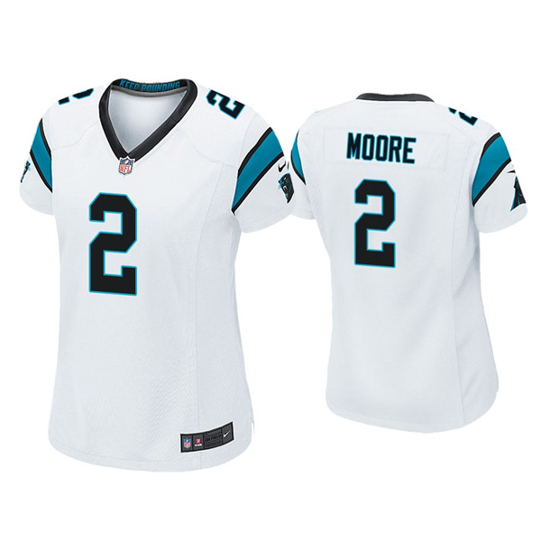 Women's Carolina Panthers #2 D.J Moore White Vapor Untouchable Limited Stitched NFL Jersey(Run Small) Women's Carolina Panthers #2 D.J Moore White Vapor Untouchable Limited Stitched NFL Jersey(Run Small)