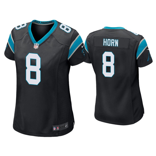 Women's Carolina Panthers #8 Jaycee Horn Black Vapor Untouchable Limited Stitched NFL Jersey(Run Small) Women's Carolina Panthers #8 Jaycee Horn Black Vapor Untouchable Limited Stitched NFL Jersey(Run Small)