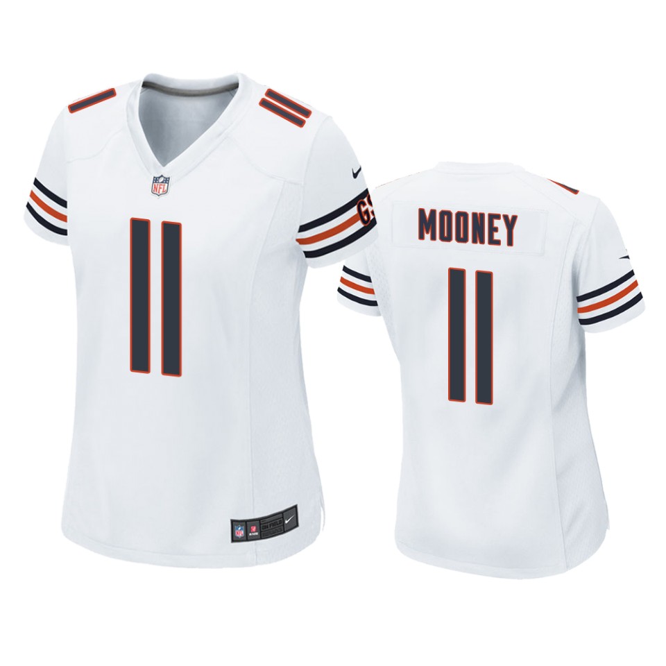Women's Chicago Bears #11 Darnell Mooney White Jersey Women's Chicago Bears #11 Darnell Mooney White Jersey