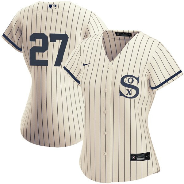 Women's Chicago White Sox Field of Dreams #27 Lucas Giolito Cream Jersey Women's Chicago White Sox Field of Dreams #27 Lucas Giolito Cream Jersey