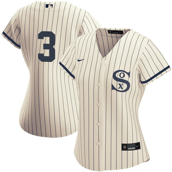 Women's Chicago White Sox Field of Dreams #3 Harold Baines Cream Jersey Women's Chicago White Sox Field of Dreams #3 Harold Baines Cream Jersey