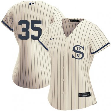 Women's Chicago White Sox Field of Dreams #35 Frank Thomas Cream Jersey Women's Chicago White Sox Field of Dreams #35 Frank Thomas Cream Jersey