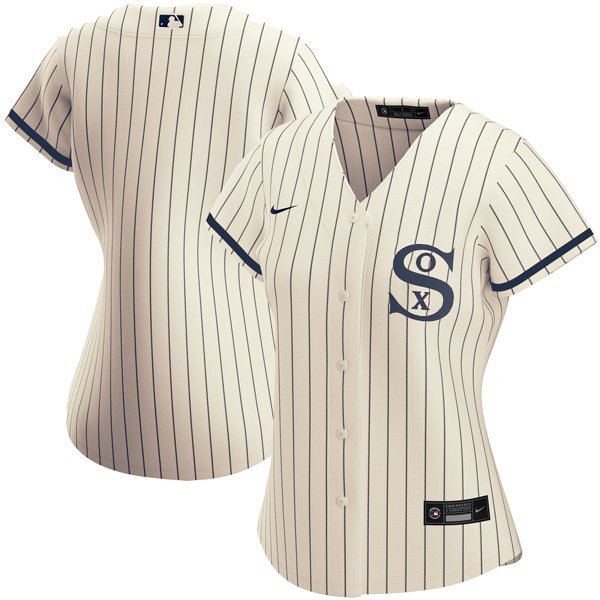 Women's Chicago White Sox Field of Dreams Blank Cream Jersey Women's Chicago White Sox Field of Dreams Blank Cream Jersey