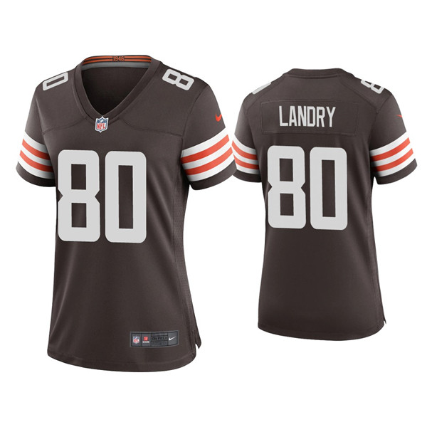 Women's Cleveland Browns #80 Jarvis Landry 2020 New Brown Stitched Jersey(Run Small) Women's Cleveland Browns #80 Jarvis Landry 2020 New Brown Stitched Jersey(Run Small)