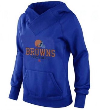 Women's Cleveland Browns Big & Tall Critical Victory Pullover Hoodie Blue Women's Cleveland Browns Big & Tall Critical Victory Pullover Hoodie Blue