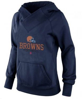 Women's Cleveland Browns Big & Tall Critical Victory Pullover Hoodie Navy Blue Women's Cleveland Browns Big & Tall Critical Victory Pullover Hoodie Navy Blue
