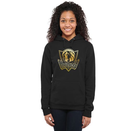 Women's Dallas Mavericks Gold Collection Pullover Hoodie Black Women's Dallas Mavericks Gold Collection Pullover Hoodie Black