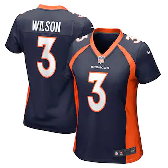Women's Denver Broncos Russell Wilson Nike Navy Alternate Game Jersey Women's Denver Broncos Russell Wilson Nike Navy Alternate Game Jersey