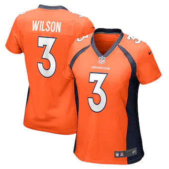 Women's Denver Broncos Russell Wilson Nike Orange Game Jersey Women's Denver Broncos Russell Wilson Nike Orange Game Jersey