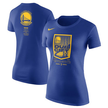 Women's Golden State Warriors Nike Women's 2018 NBA Finals Bound City DNA Cotton Performance T-Shirt Blue Women's Golden State Warriors Nike Women's 2018 NBA Finals Bound City DNA Cotton Performance T-Shirt Blue