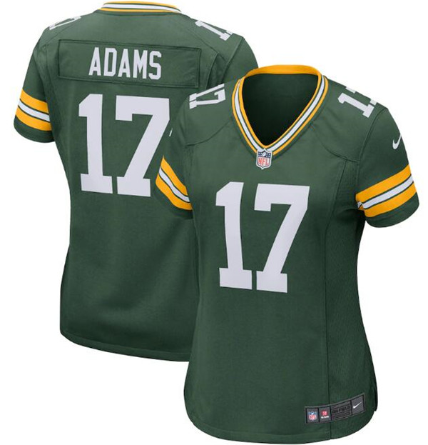 Women's Green Bay Packers #17 Davante Adams Green Vapor Untouchable Limited Stitched Jersey(Run Small) Women's Green Bay Packers #17 Davante Adams Green Vapor Untouchable Limited Stitched Jersey(Run Small)