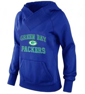 Women's Green Bay Packers Heart & Soul Pullover Hoodie Blue Women's Green Bay Packers Heart & Soul Pullover Hoodie Blue
