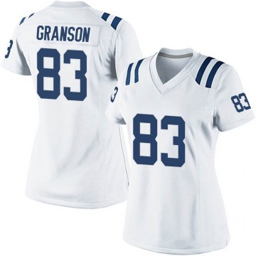 Women's Indianapolis #83 Colts Kylen Granson White Jersey Women's Indianapolis #83 Colts Kylen Granson White Jersey