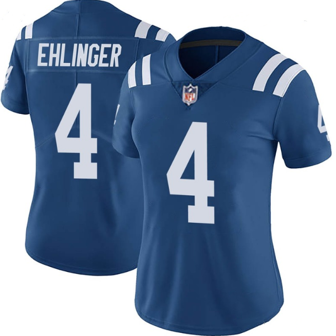 Women's Indianapolis Colts #4 Sam Ehlinger Blue Vapor Untouchable Limited Stitched Jersey(Run Small) Women's Indianapolis Colts #4 Sam Ehlinger Blue Vapor Untouchable Limited Stitched Jersey(Run Small)