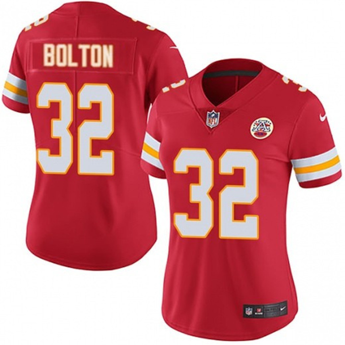 Women's Kansas City Chiefs #32 Nick Bolton Red Vapor Stitched Jersey(Run Small) Women's Kansas City Chiefs #32 Nick Bolton Red Vapor Stitched Jersey(Run Small)
