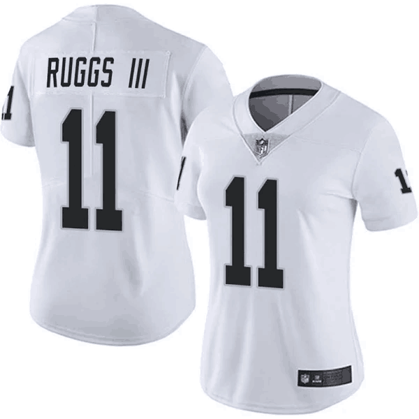 Women's Las Vegas Raiders #11 Henry Ruggs III White Limited Jersey Women's Las Vegas Raiders #11 Henry Ruggs III White Limited Jersey