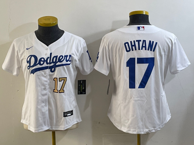 Women's Los Angeles Dodgers #17 Miguel Vargas White Cool Base Stitched Baseball Jersey 5 Women's Los Angeles Dodgers #17 Miguel Vargas White Cool Base Stitched Baseball Jersey 5