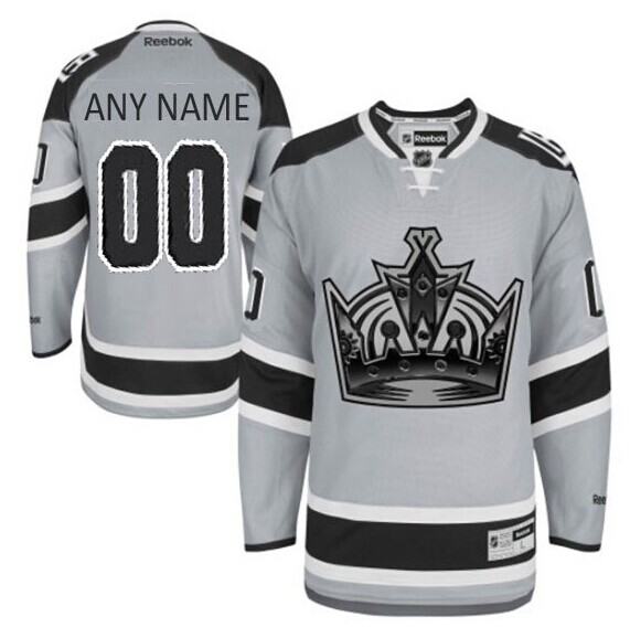 Women's Los Angeles Kings 2014 Stadium Series Customized Grey NHL Jersey