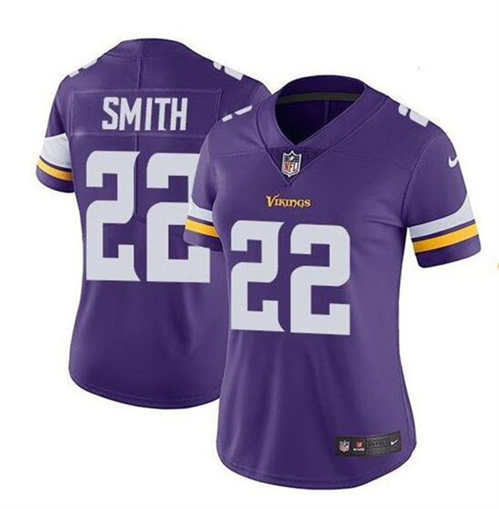 Women's Minnesota Vikings #22 Harrison Smith Purple Vapor Untouchable Limited Stitched NFL Jersey(Run Small) Women's Minnesota Vikings #22 Harrison Smith Purple Vapor Untouchable Limited Stitched NFL Jersey(Run Small)