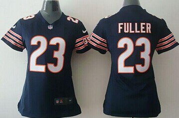 Women's NEW Bears #23 Kyle Fuller Navy Blue Team Color NFL Elite Jersey