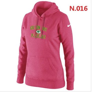 Women's NEW Green Bay Packers Heart & Soul Pullover Hoodie Pink Women's NEW Green Bay Packers Heart & Soul Pullover Hoodie Pink