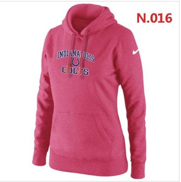 Women's NEW Indianapolis Colts Heart & Soul Pullover Hoodie Pink Women's NEW Indianapolis Colts Heart & Soul Pullover Hoodie Pink