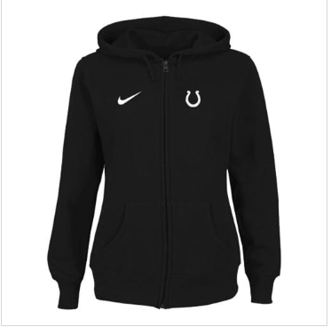 Women's NEW Indianapolis Colts Ladies Tailgater Full Zip Hoodie Black Women's NEW Indianapolis Colts Ladies Tailgater Full Zip Hoodie Black
