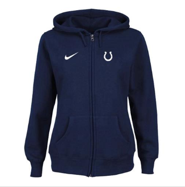 Women's NEW Indianapolis Colts Ladies Tailgater Full Zip Hoodie Blue Women's NEW Indianapolis Colts Ladies Tailgater Full Zip Hoodie Blue