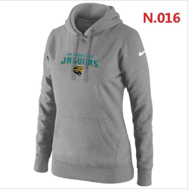 Women's NEW Jacksonville Jaguars Heart & Soul Pullover Hoodie Light Grey Women's NEW Jacksonville Jaguars Heart & Soul Pullover Hoodie Light Grey