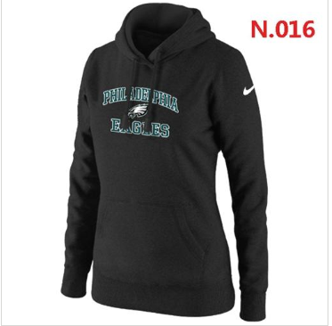 Women's NEW Philadelphia Eagles Heart & Soul Pullover Hoodie Black Women's NEW Philadelphia Eagles Heart & Soul Pullover Hoodie Black