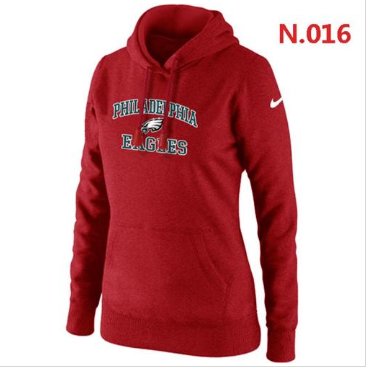 Women's NEW Philadelphia Eagles Heart & Soul Pullover Hoodie Red Women's NEW Philadelphia Eagles Heart & Soul Pullover Hoodie Red
