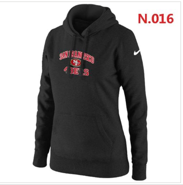 Women's NEW San Francisco 49ers Heart & Soul Pullover Hoodie Black Women's NEW San Francisco 49ers Heart & Soul Pullover Hoodie Black