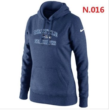 Women's NEW Seattle Seahawks Heart & Soul Pullover Hoodie Dark Blue Women's NEW Seattle Seahawks Heart & Soul Pullover Hoodie Dark Blue