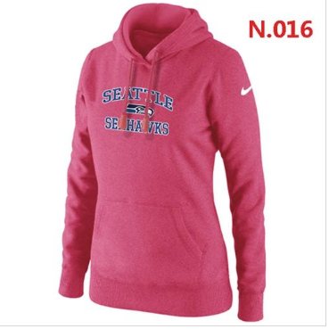 Women's NEW Seattle Seahawks Heart & Soul Pullover Hoodie Pink Women's NEW Seattle Seahawks Heart & Soul Pullover Hoodie Pink