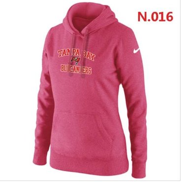 Women's NEW Tampa Bay Buccaneers Heart & Soul Pullover Hoodie Pink Women's NEW Tampa Bay Buccaneers Heart & Soul Pullover Hoodie Pink
