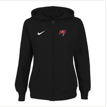 Women's NEW Tampa Bay Buccaneers Ladies Tailgater Full Zip Hoodie Black Women's NEW Tampa Bay Buccaneers Ladies Tailgater Full Zip Hoodie Black