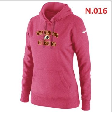 Women's NEW Washington Redskins Heart & Soul Pullover Hoodie Pink Women's NEW Washington Redskins Heart & Soul Pullover Hoodie Pink