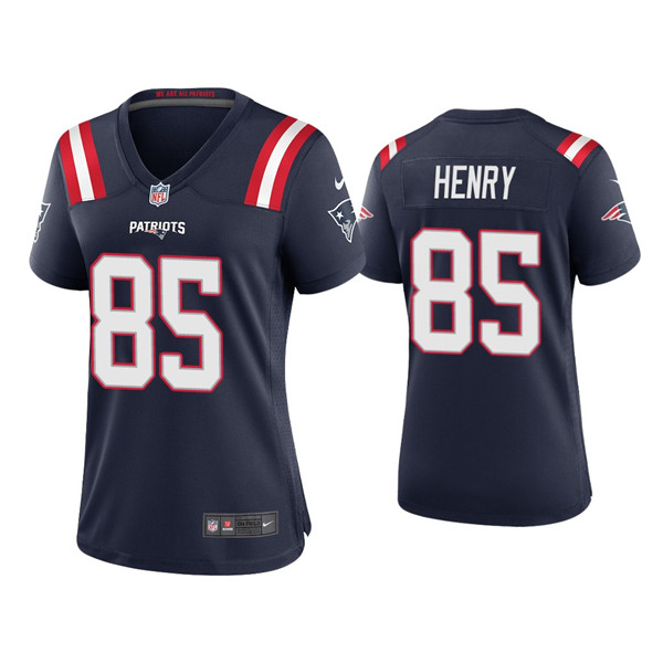 Women's New England Patriots #85 Hunter Henry Navy Vapor Untouchable Limited Stitched Jersey Women's New England Patriots #85 Hunter Henry Navy Vapor Untouchable Limited Stitched Jersey