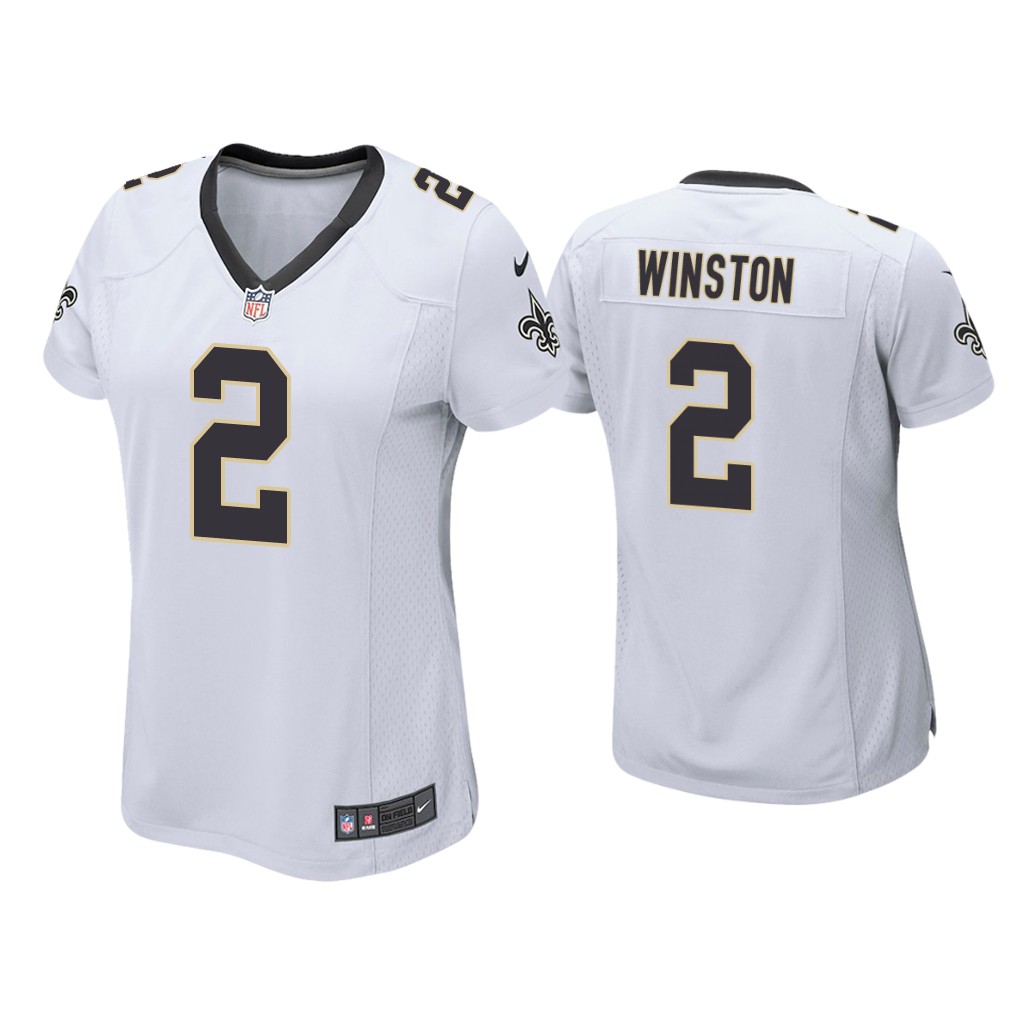 Women's New Orleans Saints #2 Jameis Winston White Vapor Untouchable Limited Stitched Jersey(Run Small) Women's New Orleans Saints #2 Jameis Winston White Vapor Untouchable Limited Stitched Jersey(Run Small)