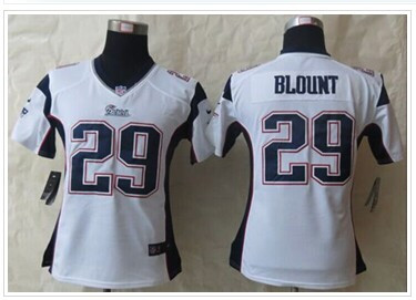 Women's New Patriots #29 LeGarrette Blount White NFL Elite Jersey