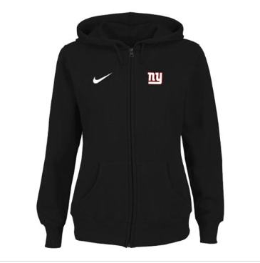 Women's New York Giants Ladies Tailgater Full Zip Hoodie Black