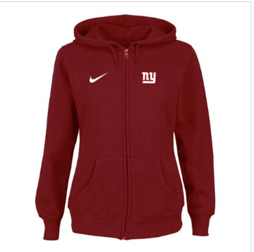 Women's New York Giants Ladies Tailgater Full Zip Hoodie Red