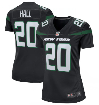 Women's New York Jets #20 Breece Hall Nike Stealth Black Alternate Vapor Limited Jersey Women's New York Jets #20 Breece Hall Nike Stealth Black Alternate Vapor Limited Jersey