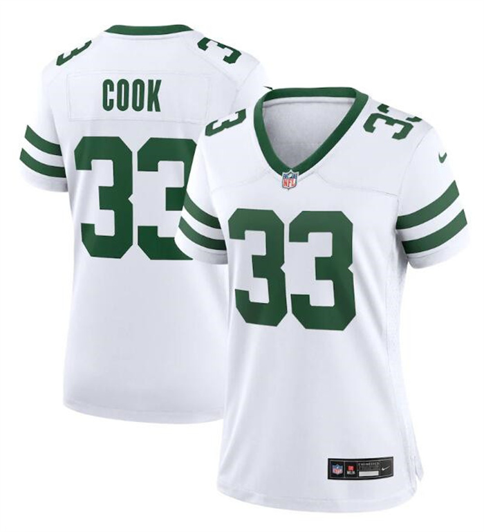 Women's New York Jets #33 Dalvin Cook White Stitched Football Jersey(Run Small) Women's New York Jets #33 Dalvin Cook White Stitched Football Jersey(Run Small)