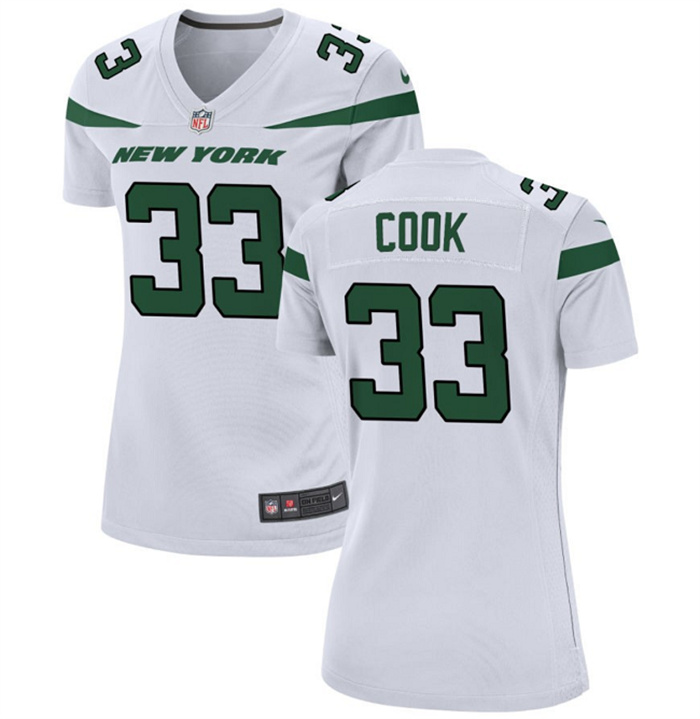 Women's New York Jets #33 Dalvin Cook White Stitched Football Jersey(Run Small) Women's New York Jets #33 Dalvin Cook White Stitched Football Jersey(Run Small)